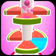 Helix Jump Fruit 3d