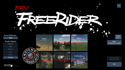 fpv模拟器下载(Freerider)截图3