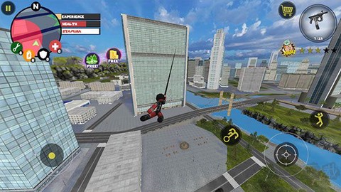 火柴人绳索英雄无广告版截图2