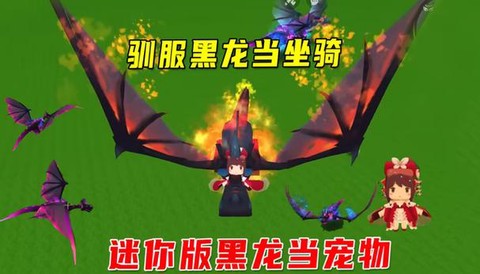 迷你世界如何驯服黑龙[图1]