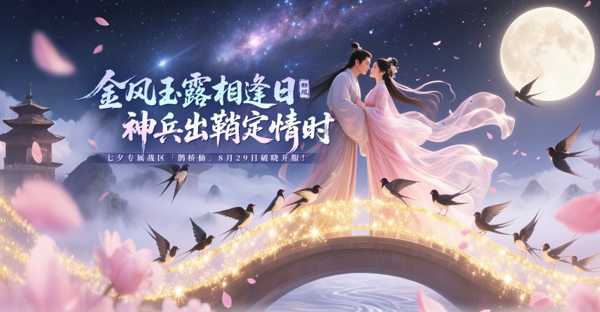 剑舞长空，宠伴江湖，《猛将OL》七夕服开启全新征程[图1]