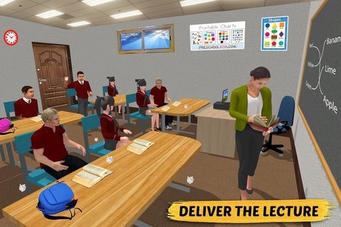 学校教师模拟器截图2