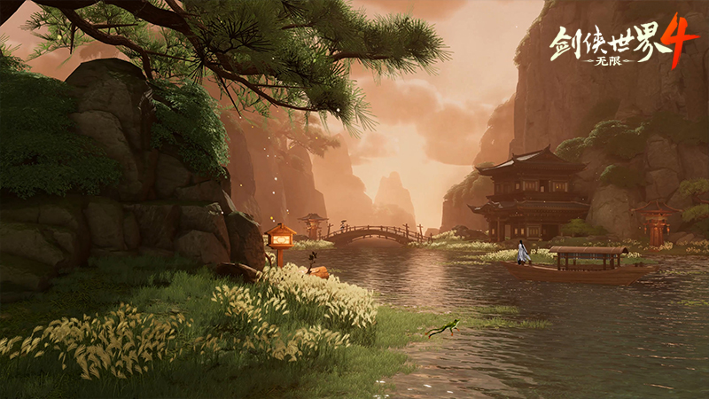 堪比5A景区！西山居《剑侠世界4:无限》唯美国风江湖盛宴[图3]
