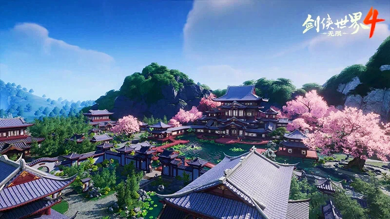 堪比5A景区！西山居《剑侠世界4:无限》唯美国风江湖盛宴[图7]